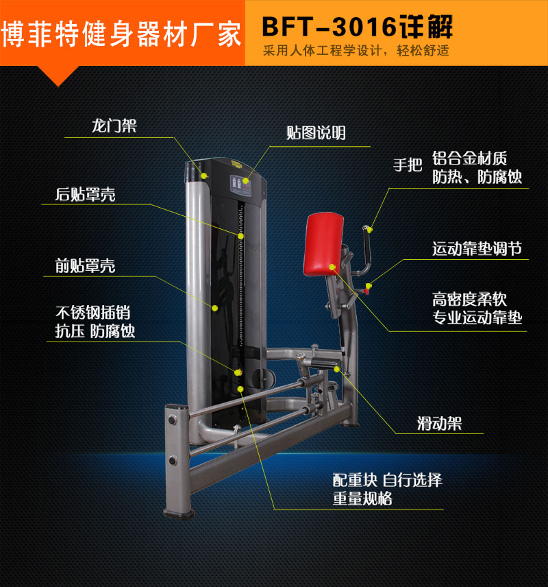 立式髋部健身器材